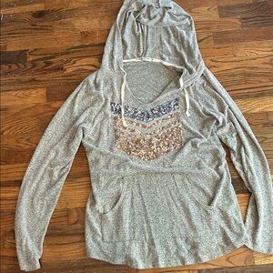 Chance or Fate Gray Knit Top